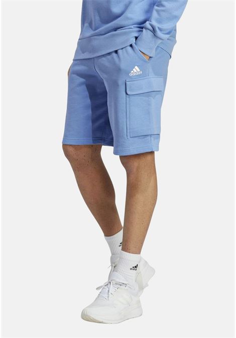 Shorts sportivo cargo Essentials azzurro da uomo ADIDAS | Shorts | HA4341.