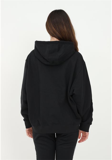 Felpa hoodie adicolor oversize nera da donna ADIDAS | HC7104.