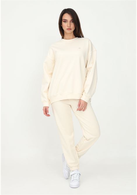 Pantalone sportivo Adicolor No-Dye beige da donna ADIDAS | HE0378.