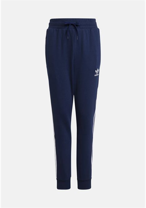 Blue 3-Stripes sports trousers for boys and girls ADIDAS | Pants | HK0353.