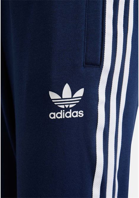 Blue 3-Stripes sports trousers for boys and girls ADIDAS | HK0353.