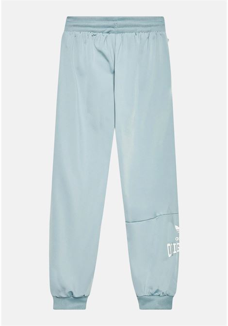 Light blue sporty trousers for boy and girl Graphic Print Track ADIDAS | Pants | HL6883.