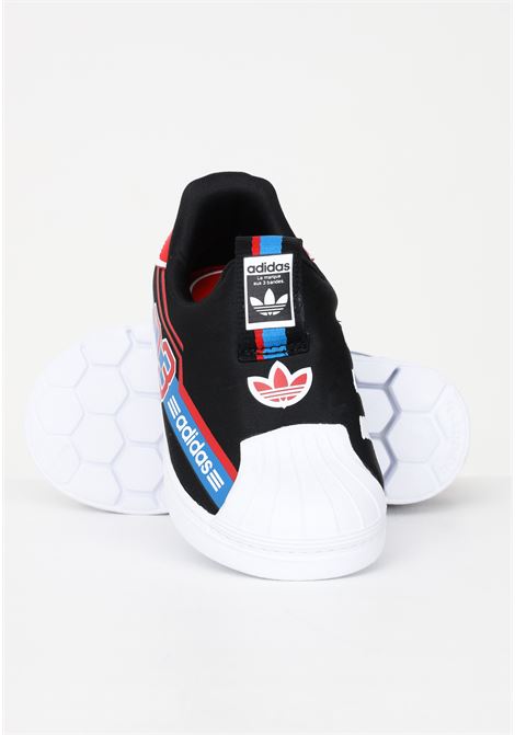 Black sneakers for newborns SST360 ADIDAS | Sneakers | HQ4076.
