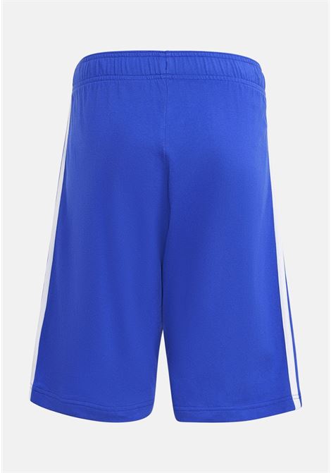 Shorts sportivo blu da bambino Essentials 3-Stripes ADIDAS | Shorts | HY4716.