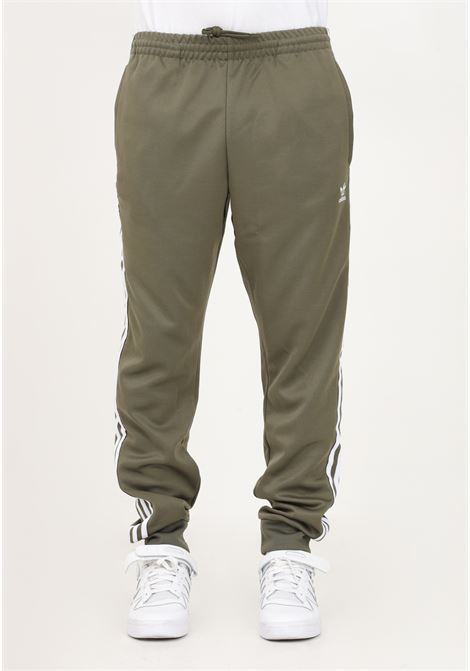 Pantalone sportivo verde da uomo Adicolor Classics 3-Stripes ADIDAS | IA4790.