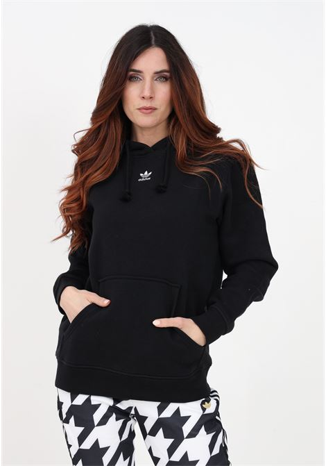 Women's Essentials Fleece Black Hoodie ADIDAS | IA6420.