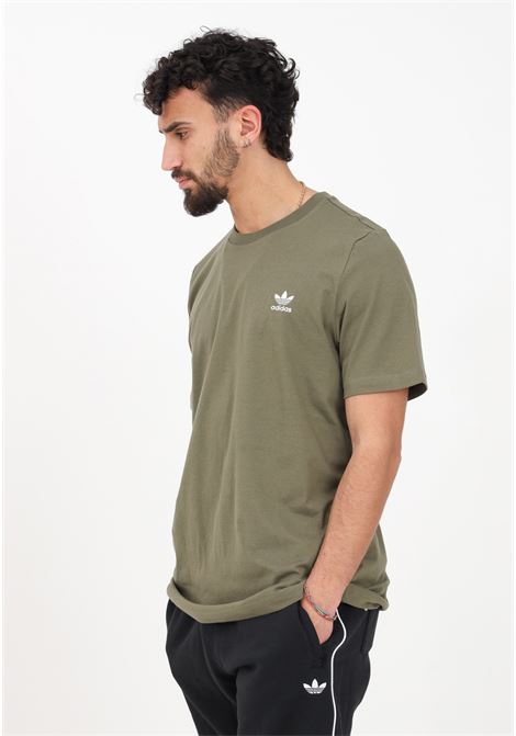 T-shirt sportiva Trefoil Essentials verde da uomo ADIDAS | T-shirt | IB1409.