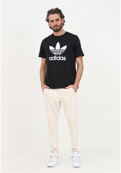 Adidas 3-Stripes cream pants for men ADIDAS | IB2007.