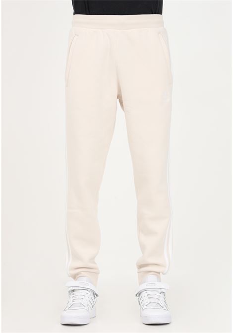 Adidas 3-Stripes cream pants for men ADIDAS | IB2007.