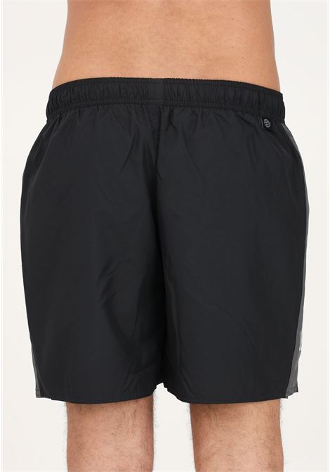 Shorts mare nero da uomo 3-Stripes Colorblock ADIDAS | Beachwear | IC2247.