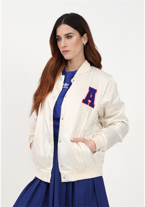 Women's college style butter bomber jacket ADIDAS | IC5215.