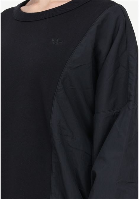 Premium Essentials women's black crewneck sweatshirt ADIDAS | IC5304.