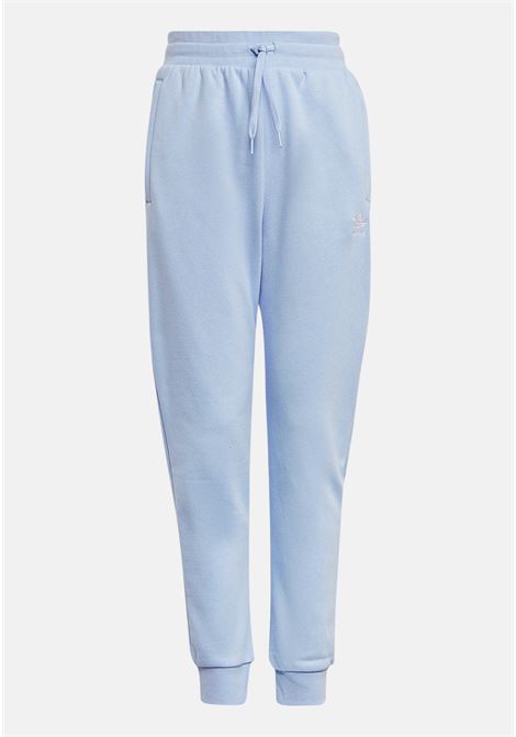 Adicolor light blue sports trousers for boys and girls ADIDAS | Pants | IC6133.