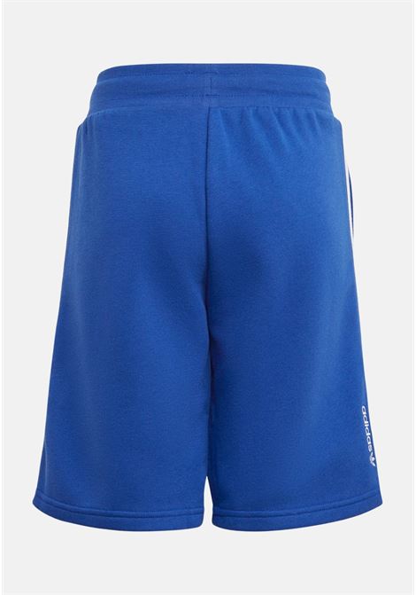 Shorts sportivo azzurro da bambino con logo ADIDAS | Shorts | IC6245.