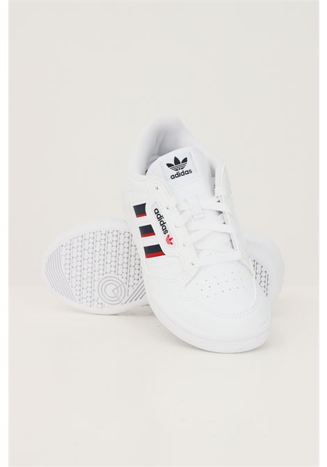Sneakers sportive Continental 80 Stripes bianche per bambino e bambina ADIDAS | Sneakers | S42611.