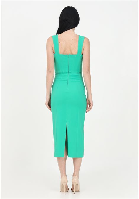 Green midi dress for women ALMA SANCHEZ | Dress | ABBY-TSMERALDO