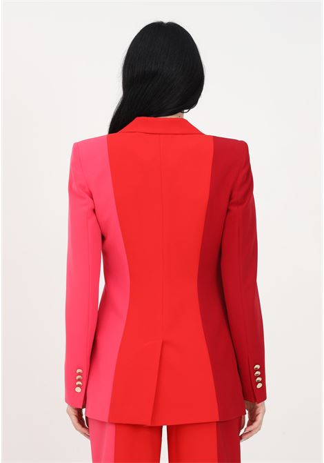 Elegant multicolor women's jacket with logoed buttons ALMA SANCHEZ | Blazer | JAZMIN-TRUBINO
