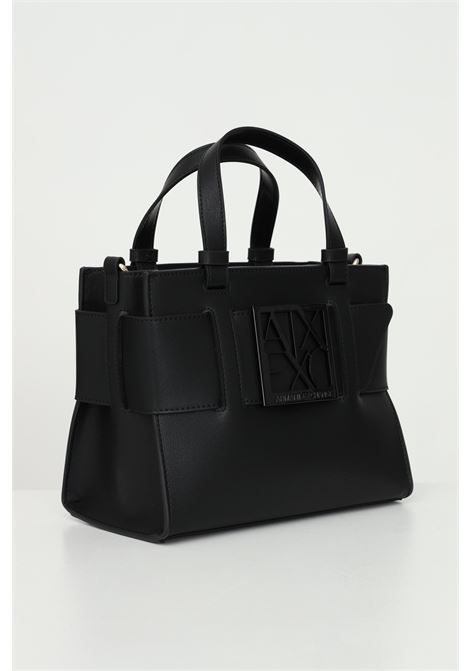 Armani Exchange women's black casual bag with a maxi buckle ARMANI EXCHANGE | Bag | 9426900A87400020