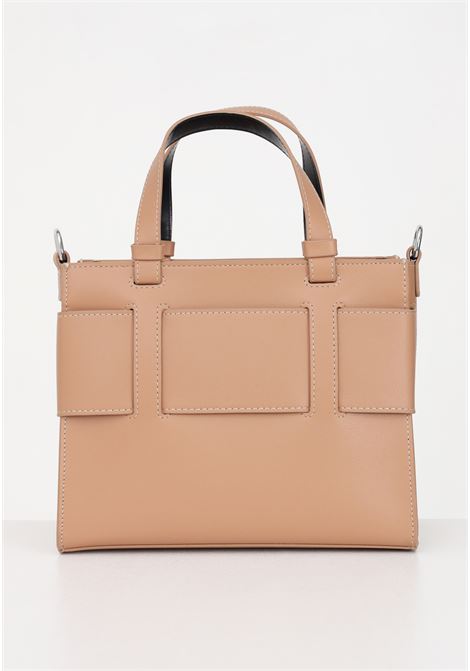 Beige casual bag for women by Armani Exchange with a maxi buckle ARMANI EXCHANGE | Bag | 9426900A87409352