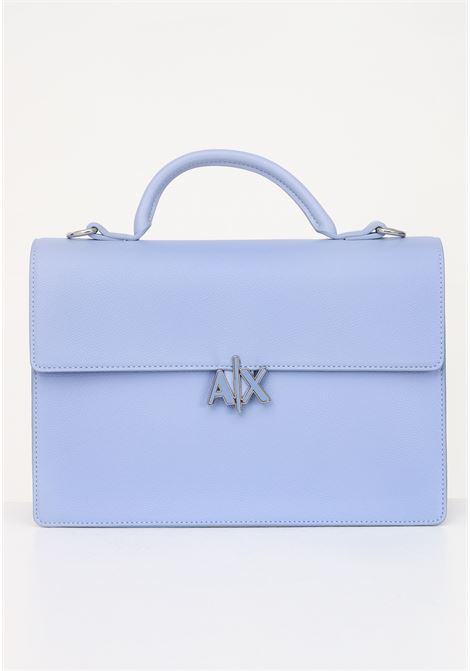 Light blue casual bag for women with AX logo ARMANI EXCHANGE | Bag | 942892CC78821331
