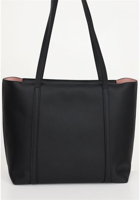 Black shopper for women with logo and AX pendant ARMANI EXCHANGE | Bag | 942930CC72628621