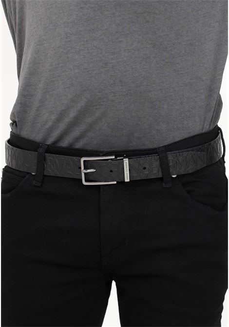 Black reversible belt for men ARMANI EXCHANGE | Belt | 951366CC83800020