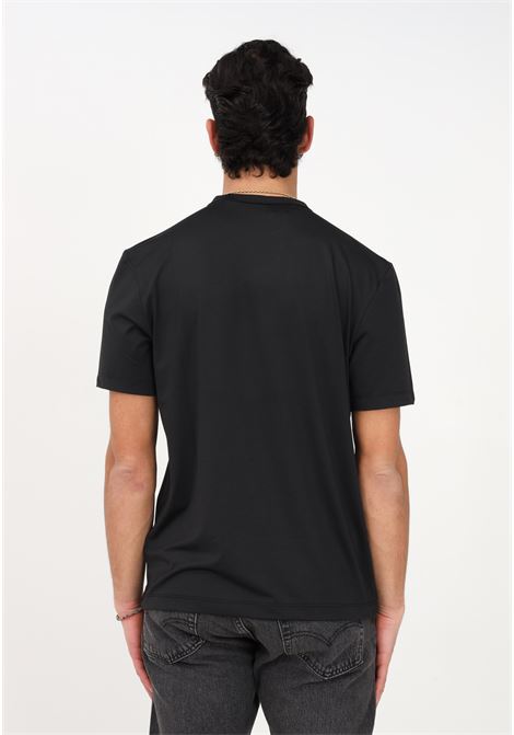 Men's black casual t-shirt with logo print BLAUER | T-shirt | 23SBLUH02187006521999