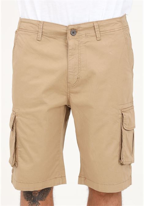Shorts casual cargo beige da uomo BOMBOOGIE | Shorts | BMMOP-TTX304
