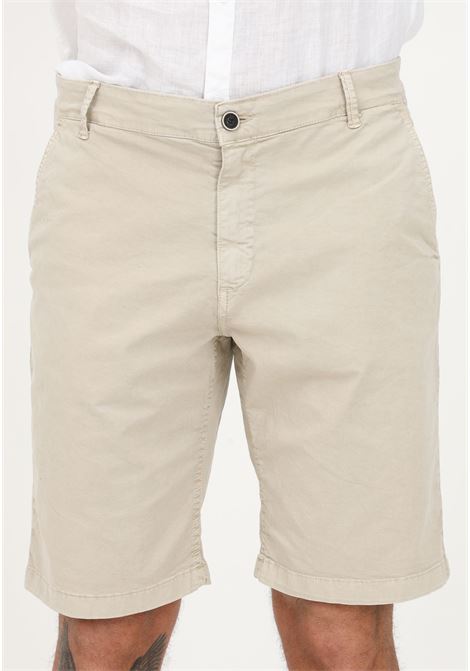 Shorts casual beige da uomo modello chino BOMBOOGIE | Shorts | BMSET-TGBT06
