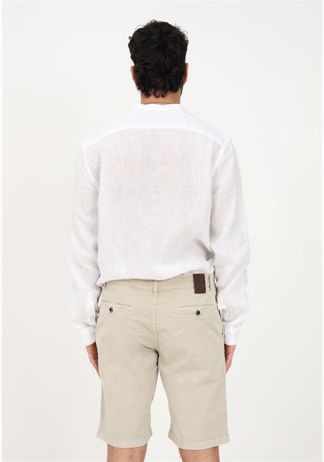 Shorts casual beige da uomo modello chino BOMBOOGIE | Shorts | BMSET-TGBT06