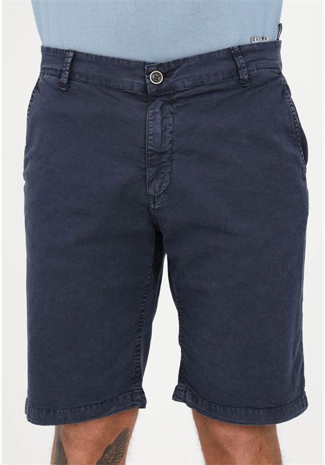 Shorts casual blu da uomo modello chino BOMBOOGIE | Shorts | BMSET-TGBT20