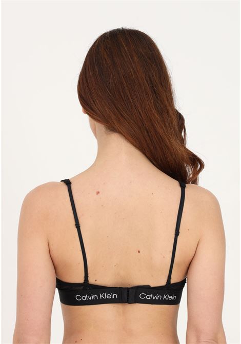 Black logoed triangle bra for women CALVIN KLEIN |  | 000QF7179EUB1
