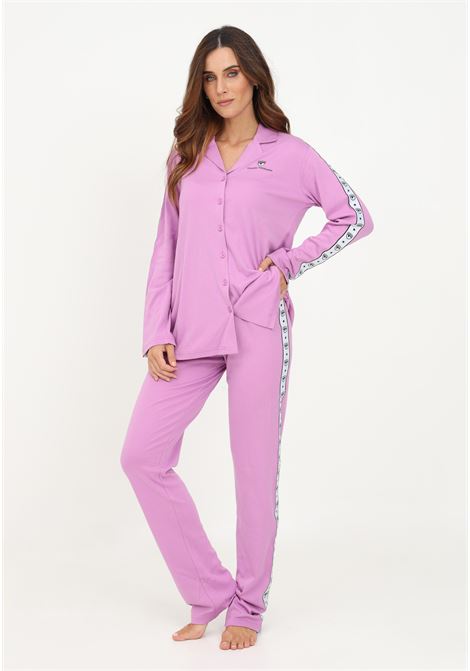 Women?s purple pajamas with logoed bands CHIARA FERRAGNI |  | A500932160248