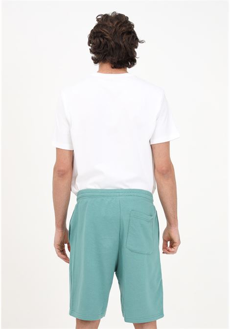 Green men's sports shorts with logo embroidery CONVERSE | Shorts | 10023875-A09ALGAE COAST