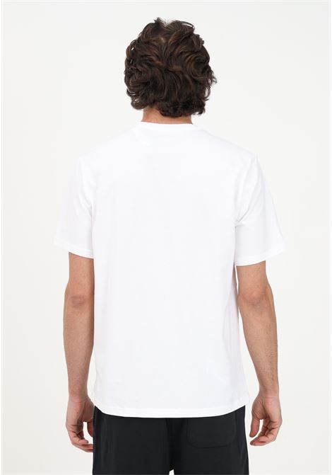 White casual t-shirt for men with maxi front print CONVERSE | T-shirt | 10025060-A03WHITE