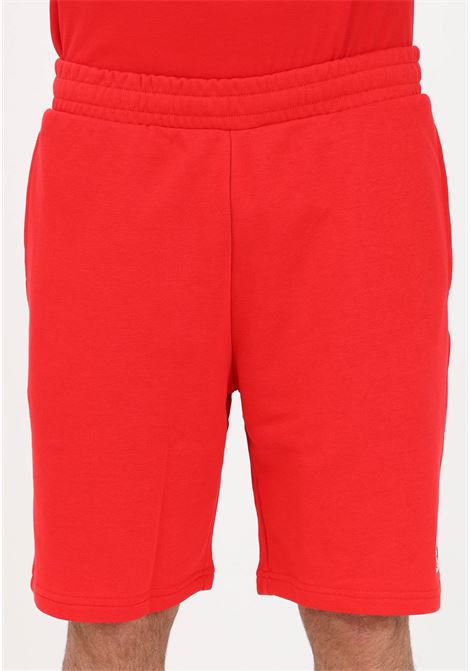 Men's red casual shorts with logo patch CONVERSE | Shorts | 10026088-A01UNIVERSITY RED