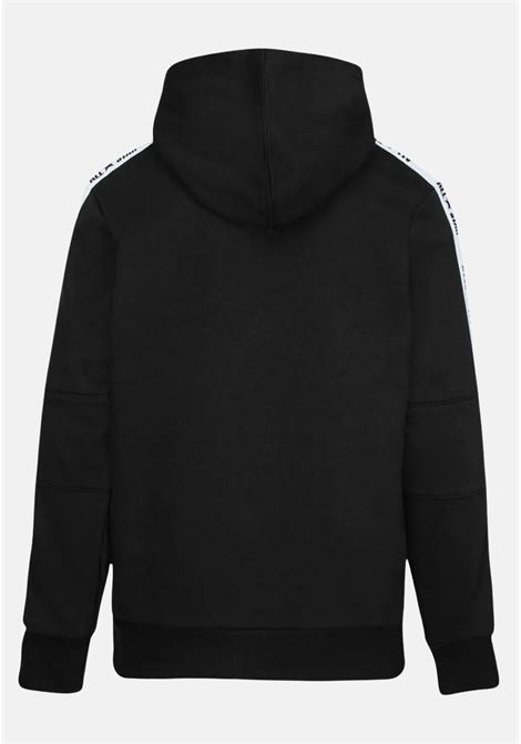 Black sweatshirt for boys and girls with logo print CONVERSE | Sweatshirt | 9CD471023