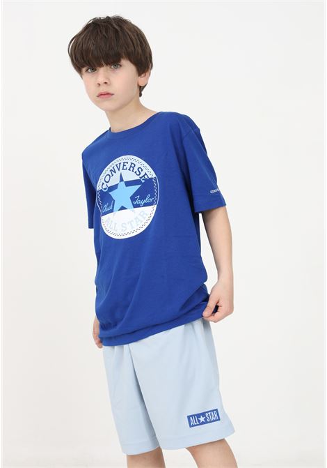Sport Core blue boy's sports shorts CONVERSE | Shorts | 9CD474U1W