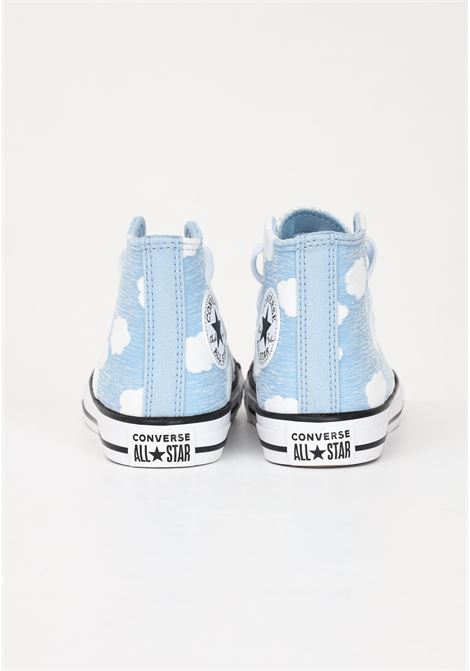 Sneakers casual azzurra per bambino e bambina Chuck Taylor All Star Cloud Gazer Junior High Top CONVERSE | Sneakers | A04342C.