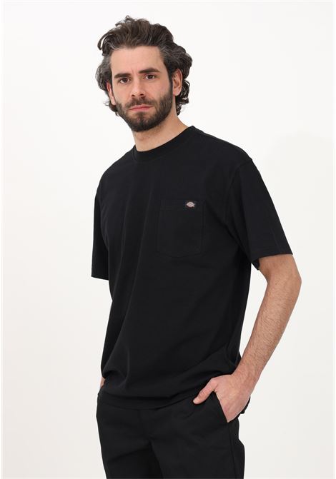 T-shirt casual nera da uomo con taschino al petto DIckies | T-shirt | DK0A4TMOBLK1BLK1