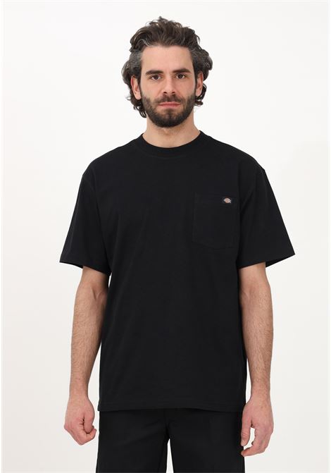 Men's black casual T-shirt with chest pocket DIckies | T-shirt | DK0A4TMOBLK1BLK1