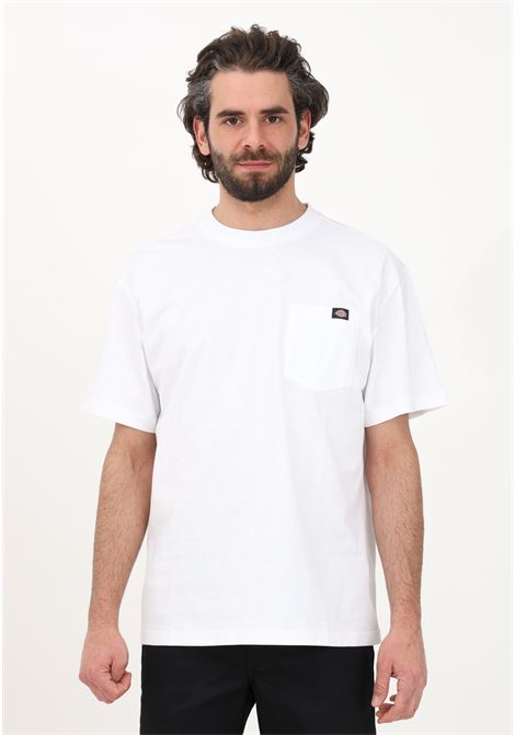 T-shirt casual bianca da uomo con taschino al petto DIckies | T-shirt | DK0A4TMOWHX1WHX1
