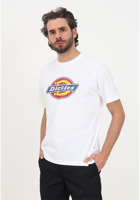 T-shirt casual bianca da uomo con stampa logo DIckies | T-shirt | DK0A4XC9WHX1WHX1