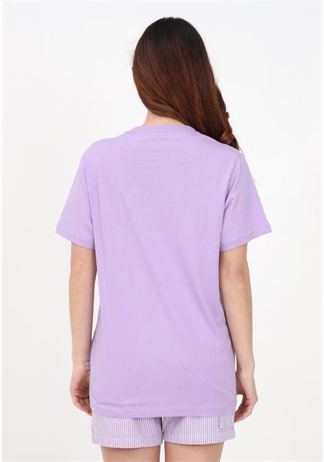 Lilac casual women's t-shirt with logo print DIckies | T-shirt | DK0A4XDAE611E611