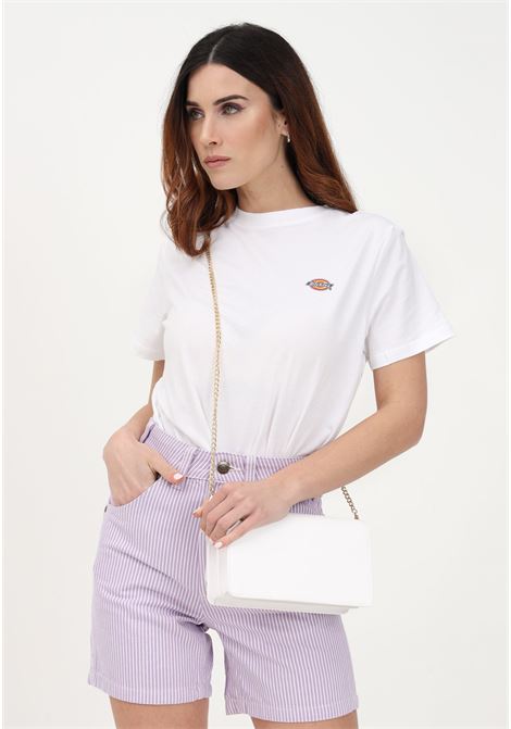 T-shirt casual bianca da donna con logo DIckies | T-shirt | DK0A4XDAWHX1WHX1