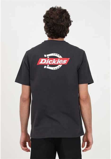 Black casual t-shirt for men with maxi logo print on the back DIckies | T-shirt | DK0A4XDCBLK1BLK1