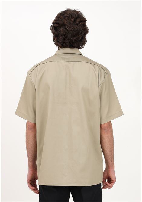 Men's short sleeve beige casual shirt DIckies | Shirt | DK0A4XK7KHK1KHK1