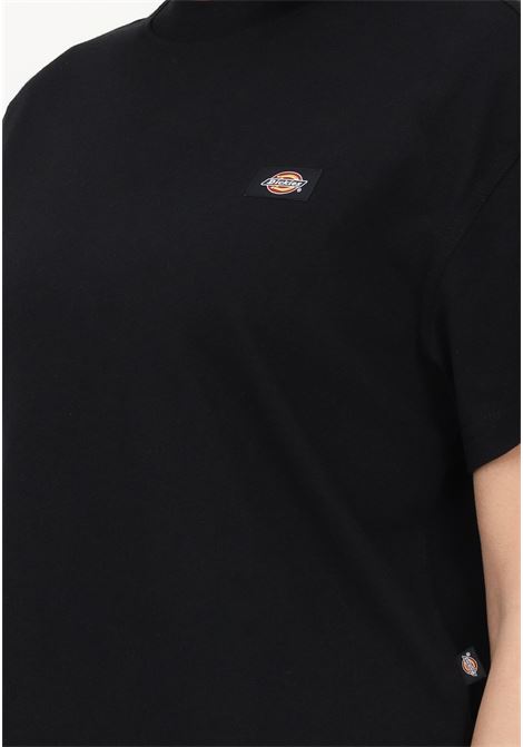 Women's casual black t-shirt with logo patch DIckies | T-shirt | DK0A4Y8LBLK1BLK1