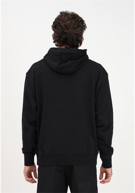 Logo print embellished black hoodie for men DIckies | DK0A4YLYBLK1BLK1