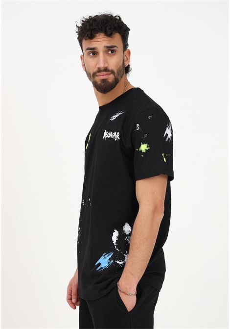 T-shirt casual nera da uomo con monogramma DSCL sul retro DISCLAIMER | T-shirt | 23EDS53481NERO